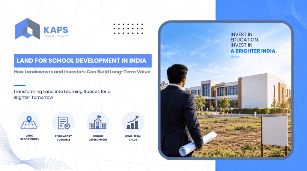 Land for School Development in India: How Landowners and Investors Can Build Long-Term Value